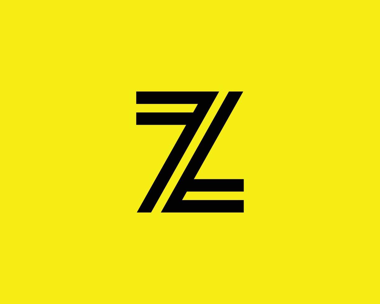z zz-Logo-Design-Vektorvorlage vektor
