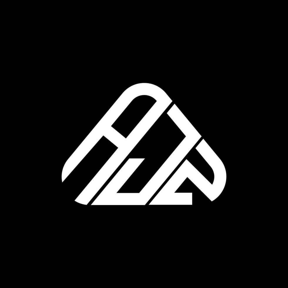 ajz brev logotyp kreativ design med vektor grafisk, ajz enkel och modern logotyp i triangel form.