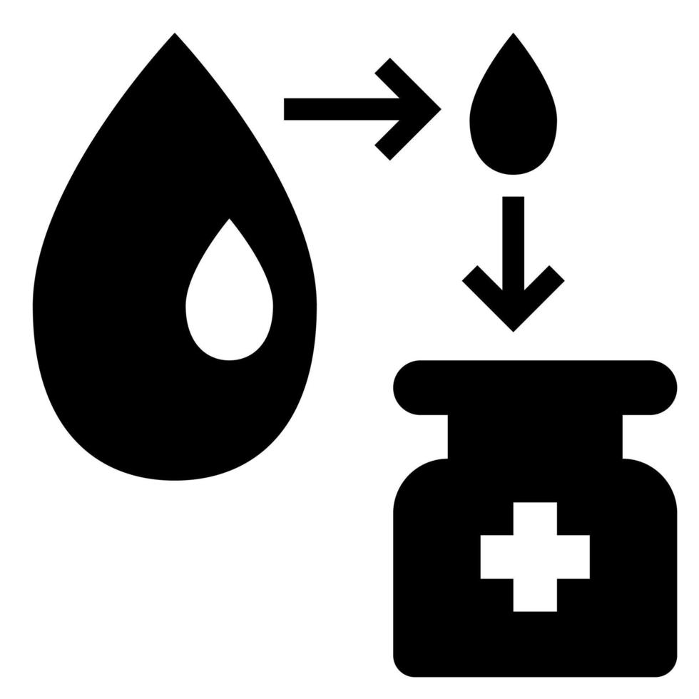 Homöopathie-Clipart-Symbol vektor