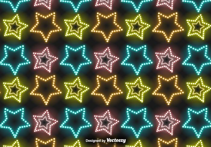 Vector Neon Stars Muster