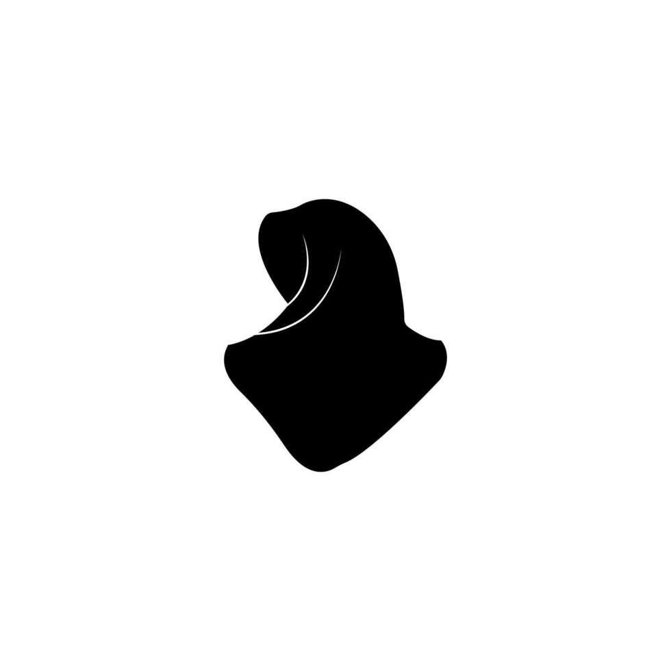 hijab ikon illustration vektor