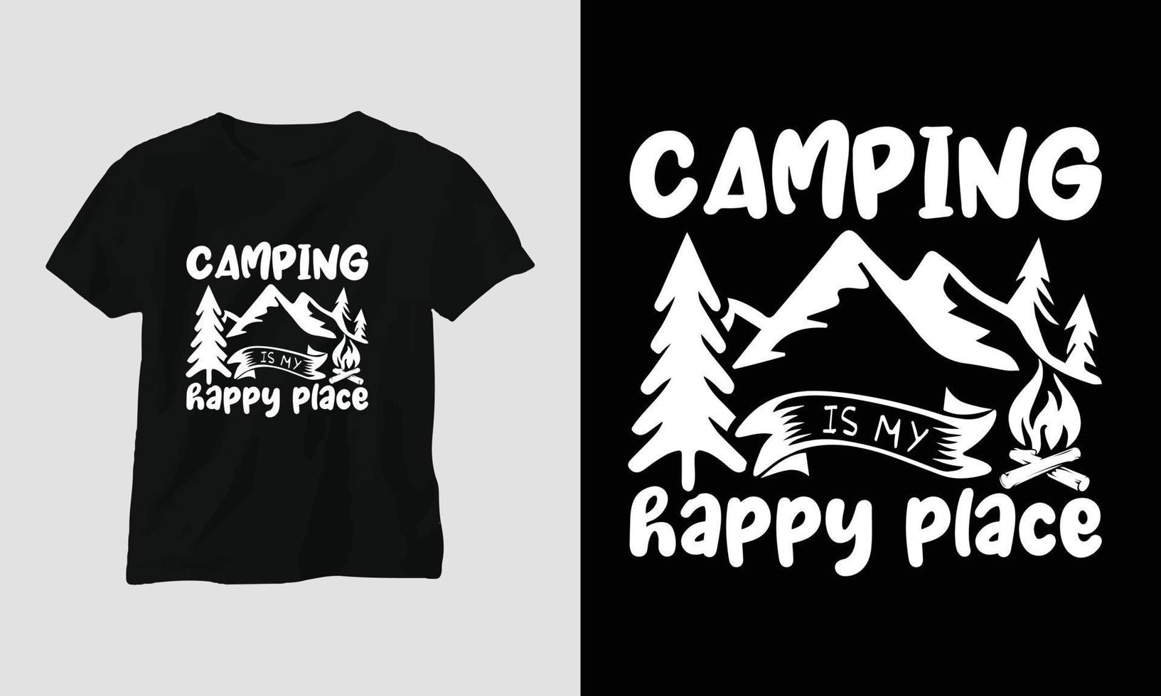 Camping-Svg-Design mit Lager, Zelt, Berg, Jangle, Baum, Band, Wandersilhouette vektor