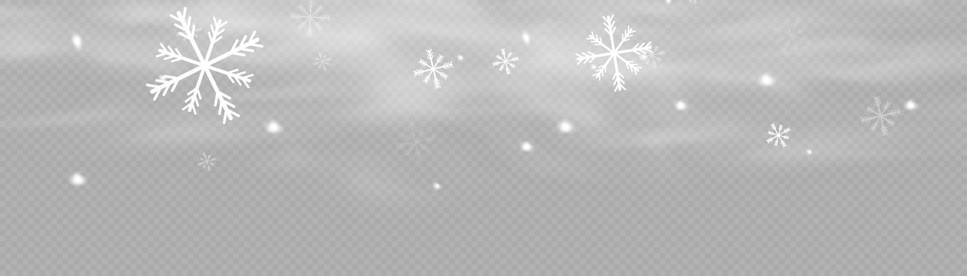 snö och vind. vit lutning dekorativ element.vector illustration. vinter- och snö med dimma. vind och dimma. vektor