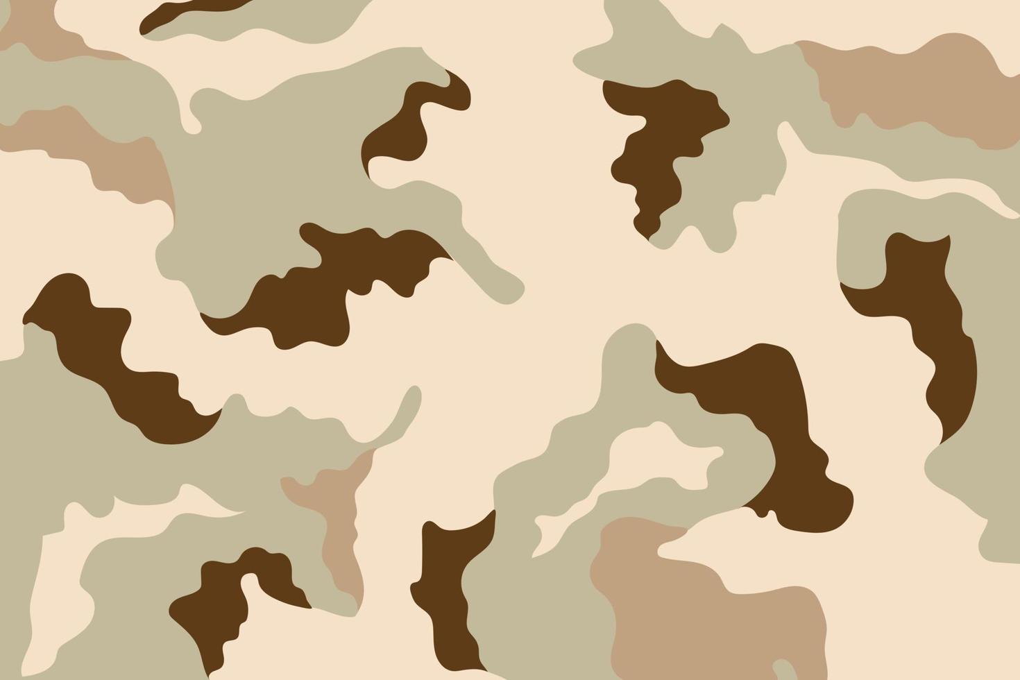 Camouflage-Soldaten-Musterdesign, Camouflage-Uniform-Wüstendruck-Kleidungsarmee-Soldaten-Braunmuster-Designhintergrund-Vektorillustration vektor