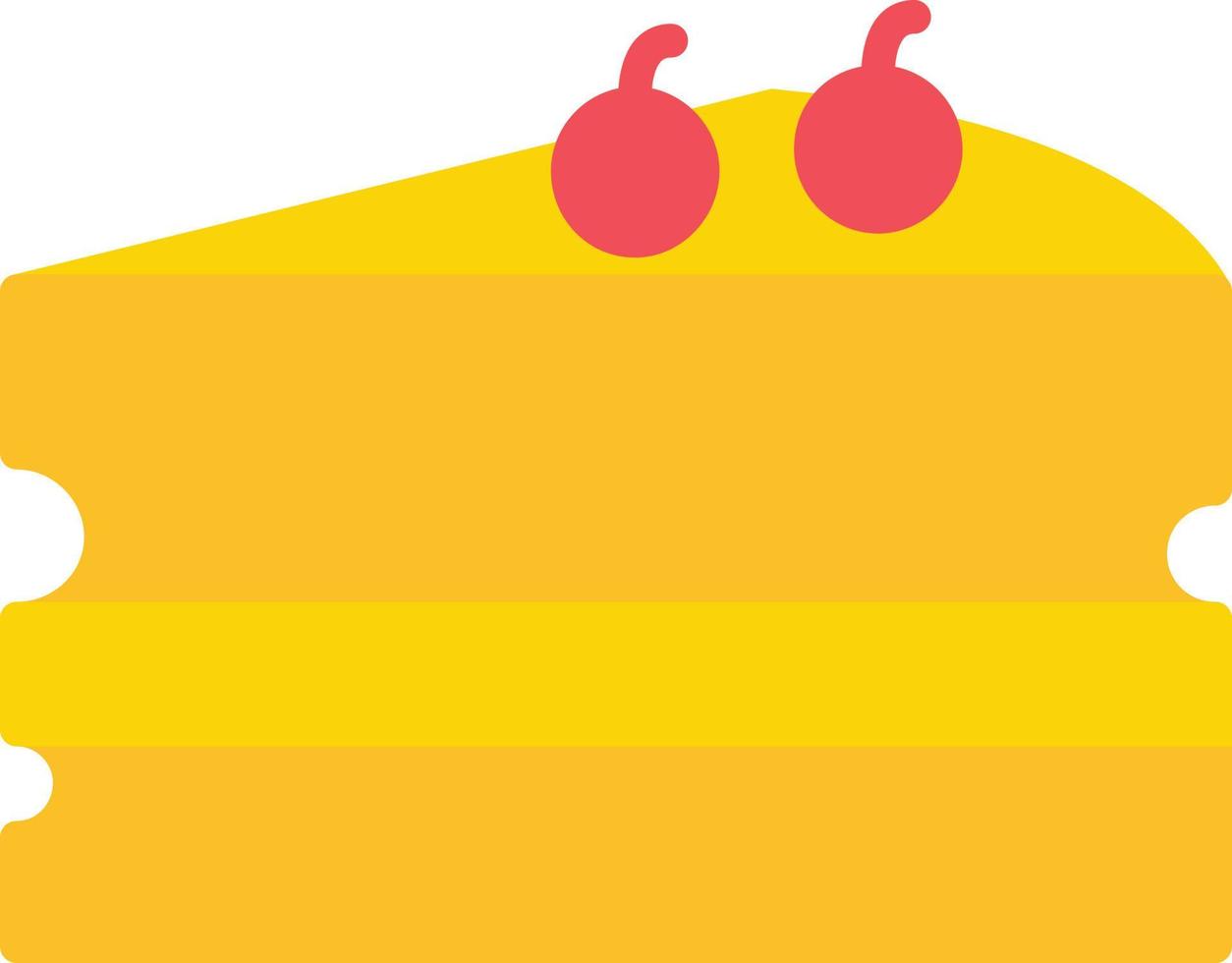 cheesecake platt ikon vektor