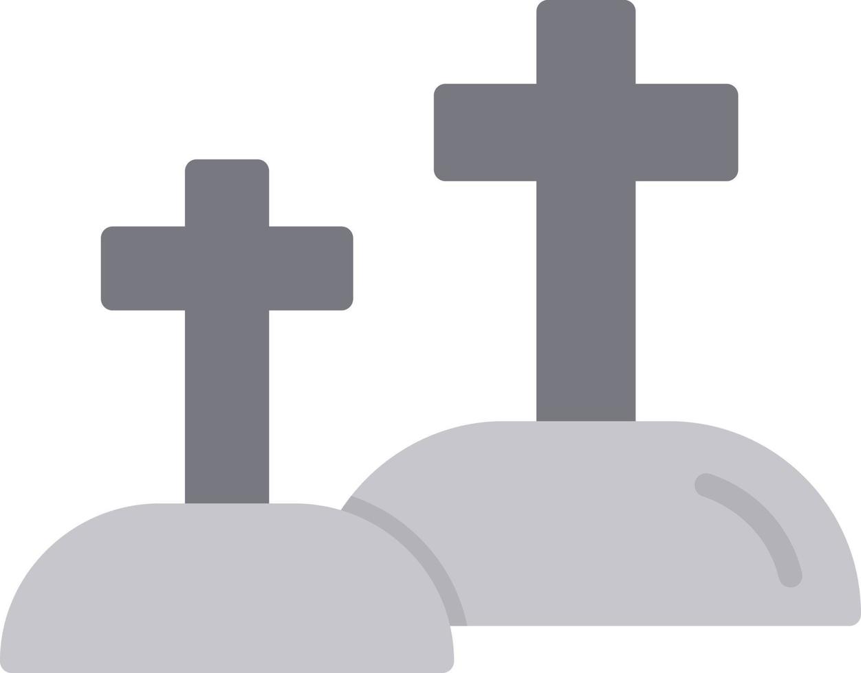 kyrkogård platt ikon vektor