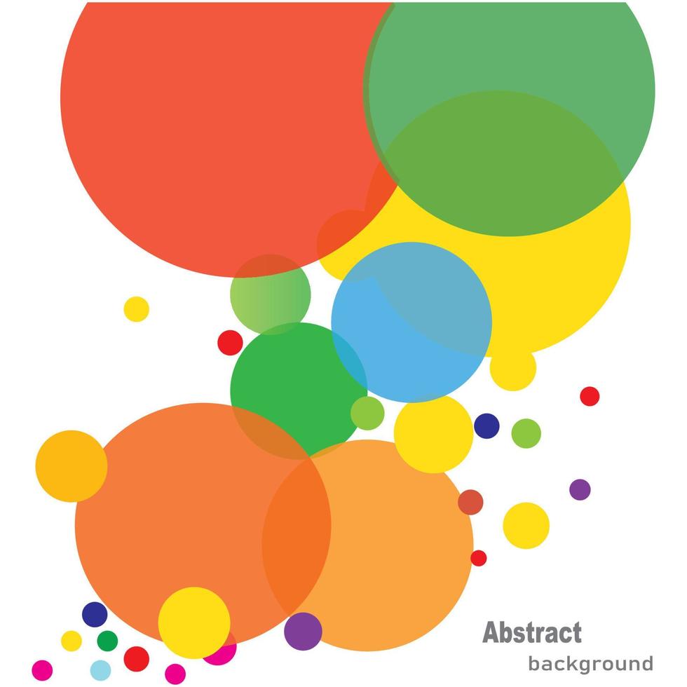 färgrik cirkel bakgrund vektor illustration design