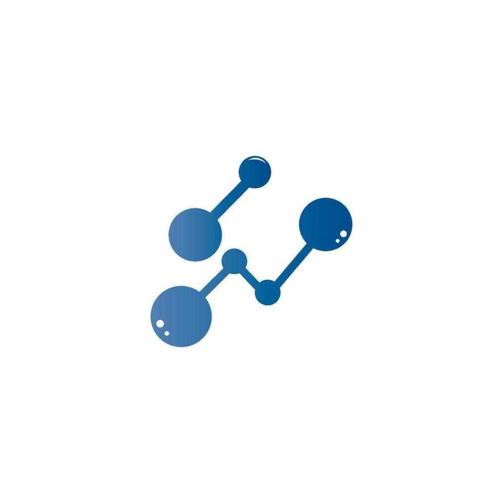 molekyl logo vektor illustration design