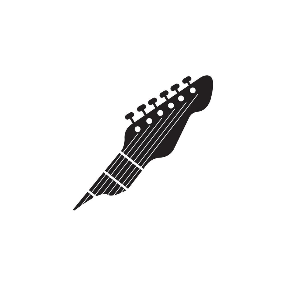 gitarre logo vorlage vektor symbol illustration