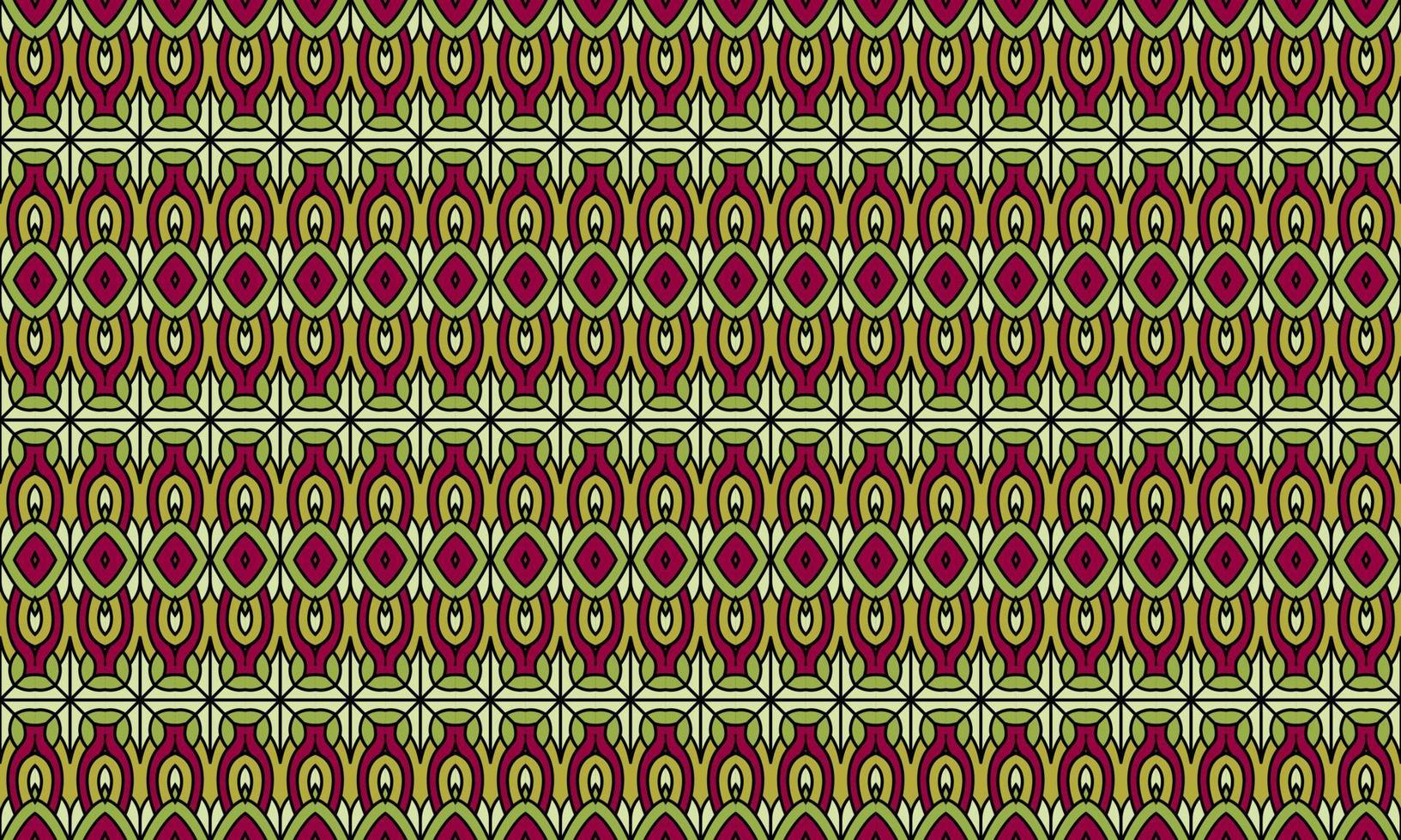 eleganter moderner Batik ethnischer Musterhintergrund vektor