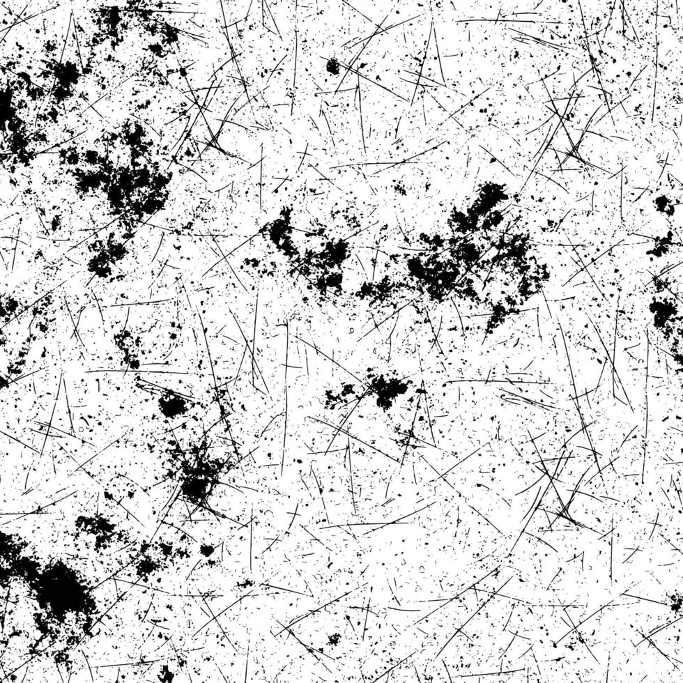 beschädigte Metalloberflächenvektorstruktur, schwarze Kratzer, Flecken, Partituren auf transparentem Hintergrund vektor