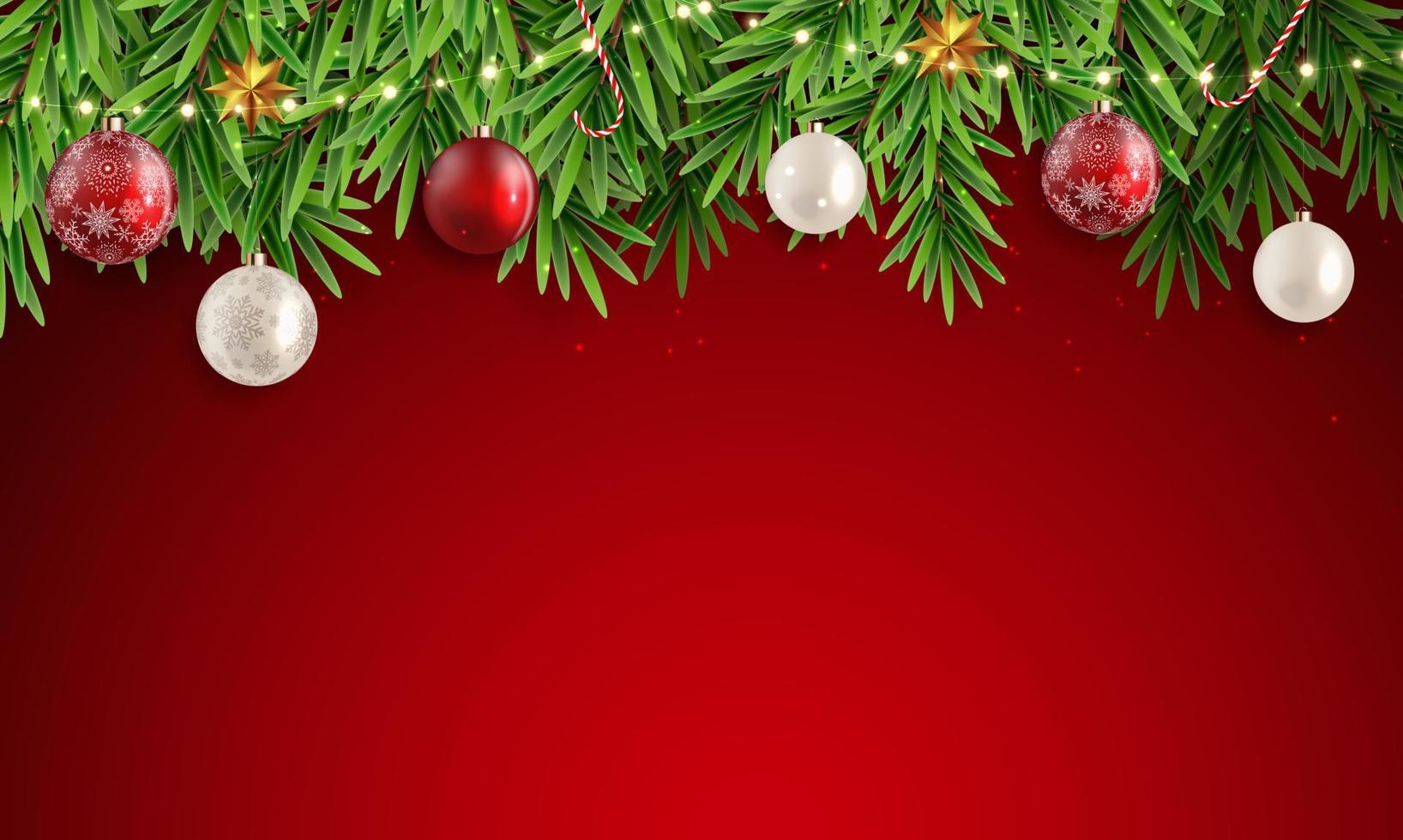 Urlaub Neujahr und Frohe Weihnachten Hintergrund. Vektor-Illustration eps10 vektor