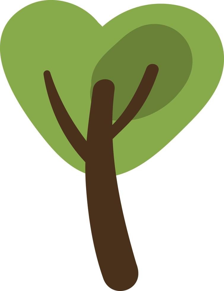 europeisk aska träd, ikon illustration, vektor på vit bakgrund