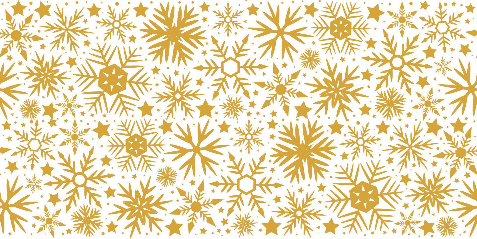 nahtloses muster der schneeflocken für dekoration für weihnachtsdesign. vektor