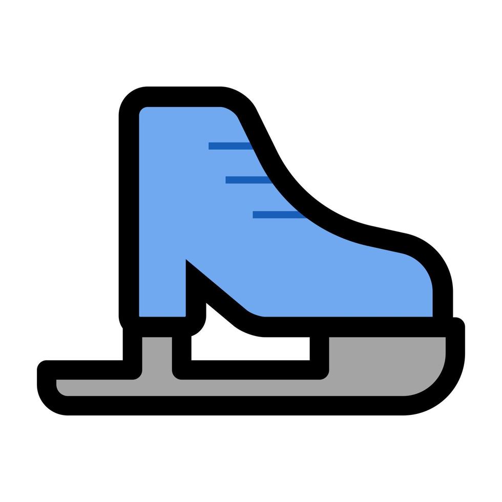 Symbol für Eishockeyschuhe vektor