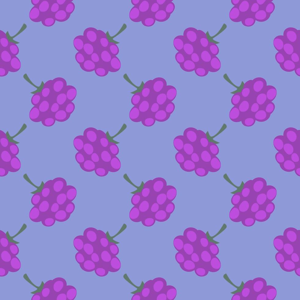 Babytrauben, nahtloses Muster auf einem purpurroten Hintergrund. vektor