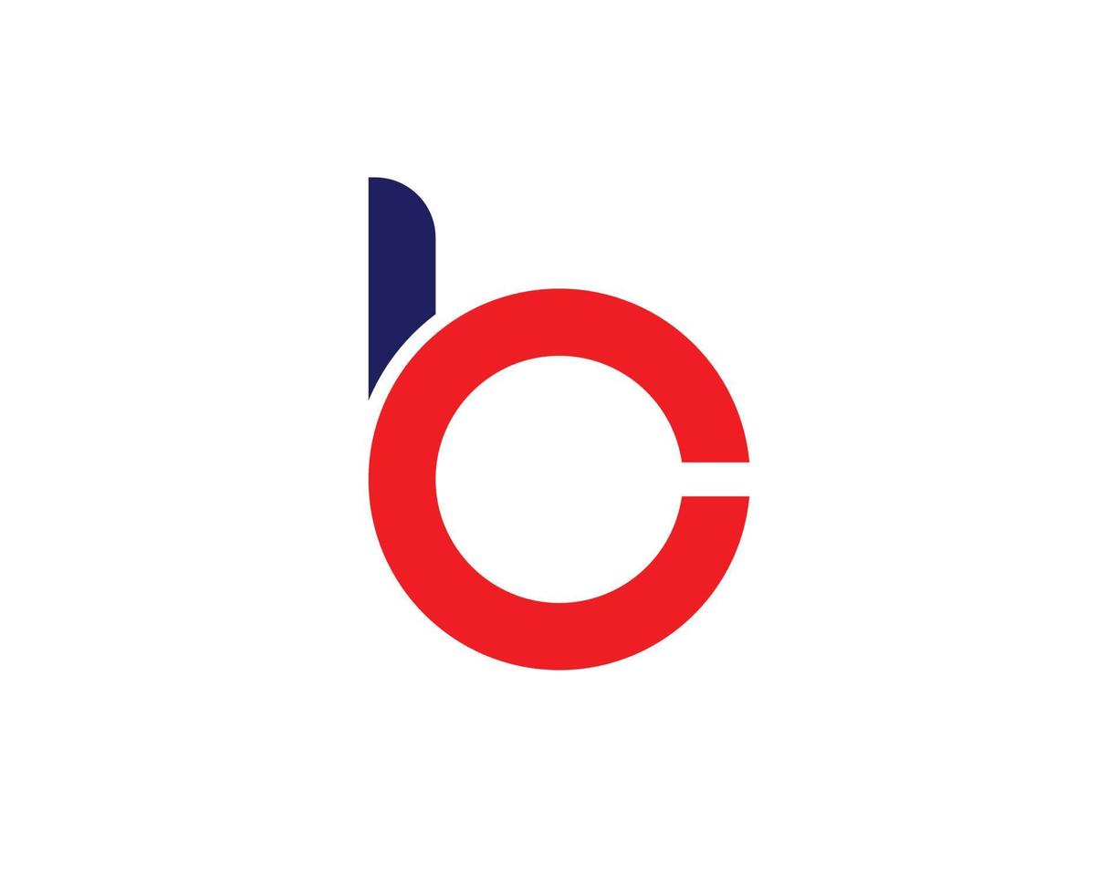 cb före Kristus logotyp design vektor mall