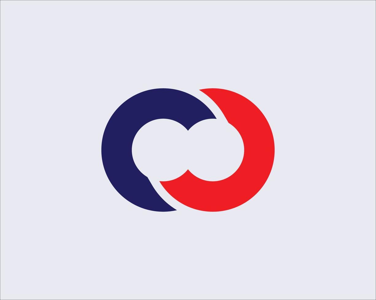 cc-Logo-Design-Vektorvorlage vektor