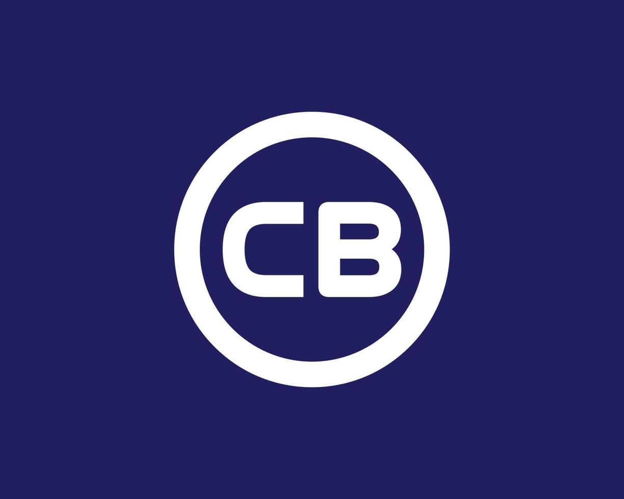 cb bc-Logo-Design-Vektorvorlage vektor