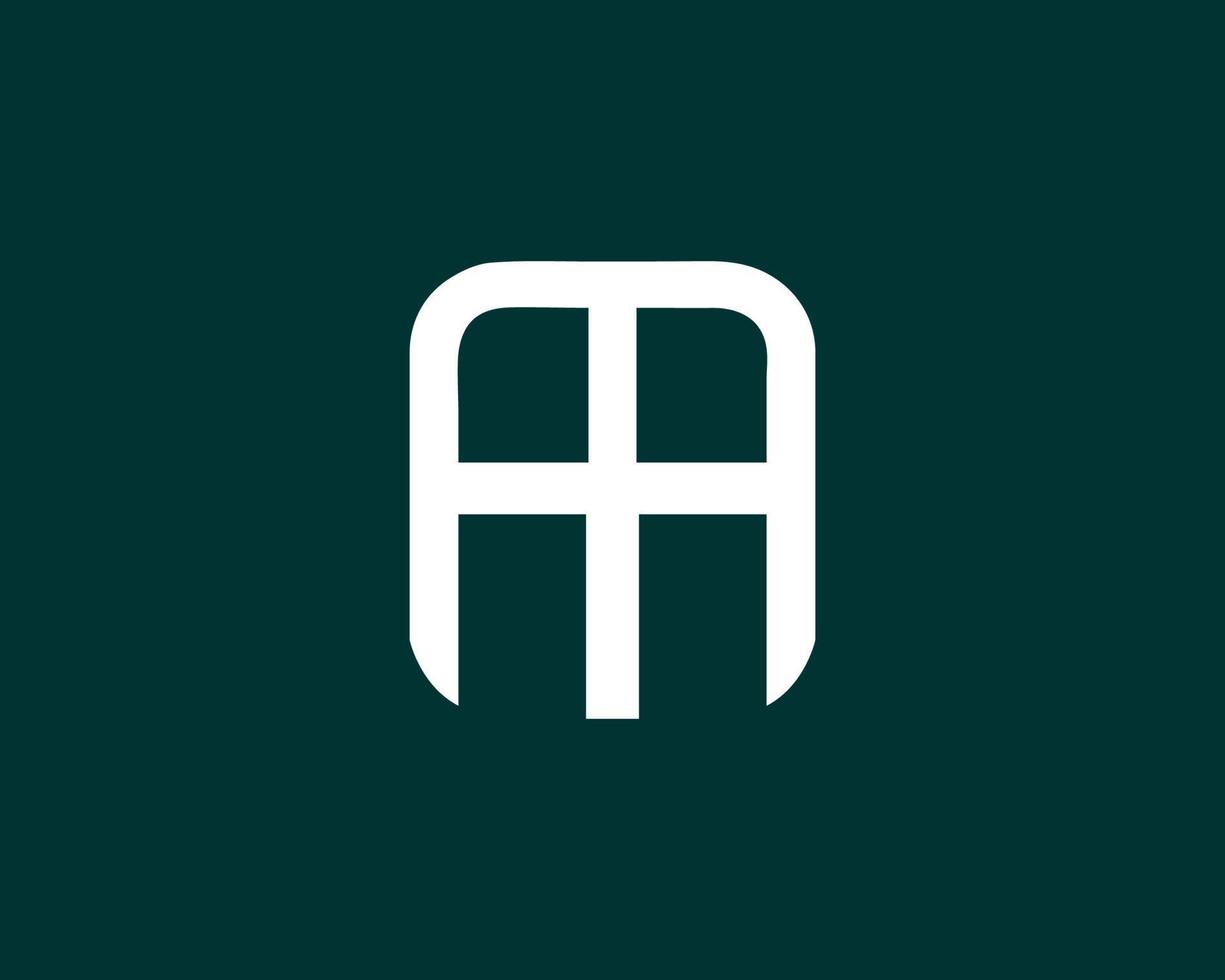 aa logotyp design vektor mall