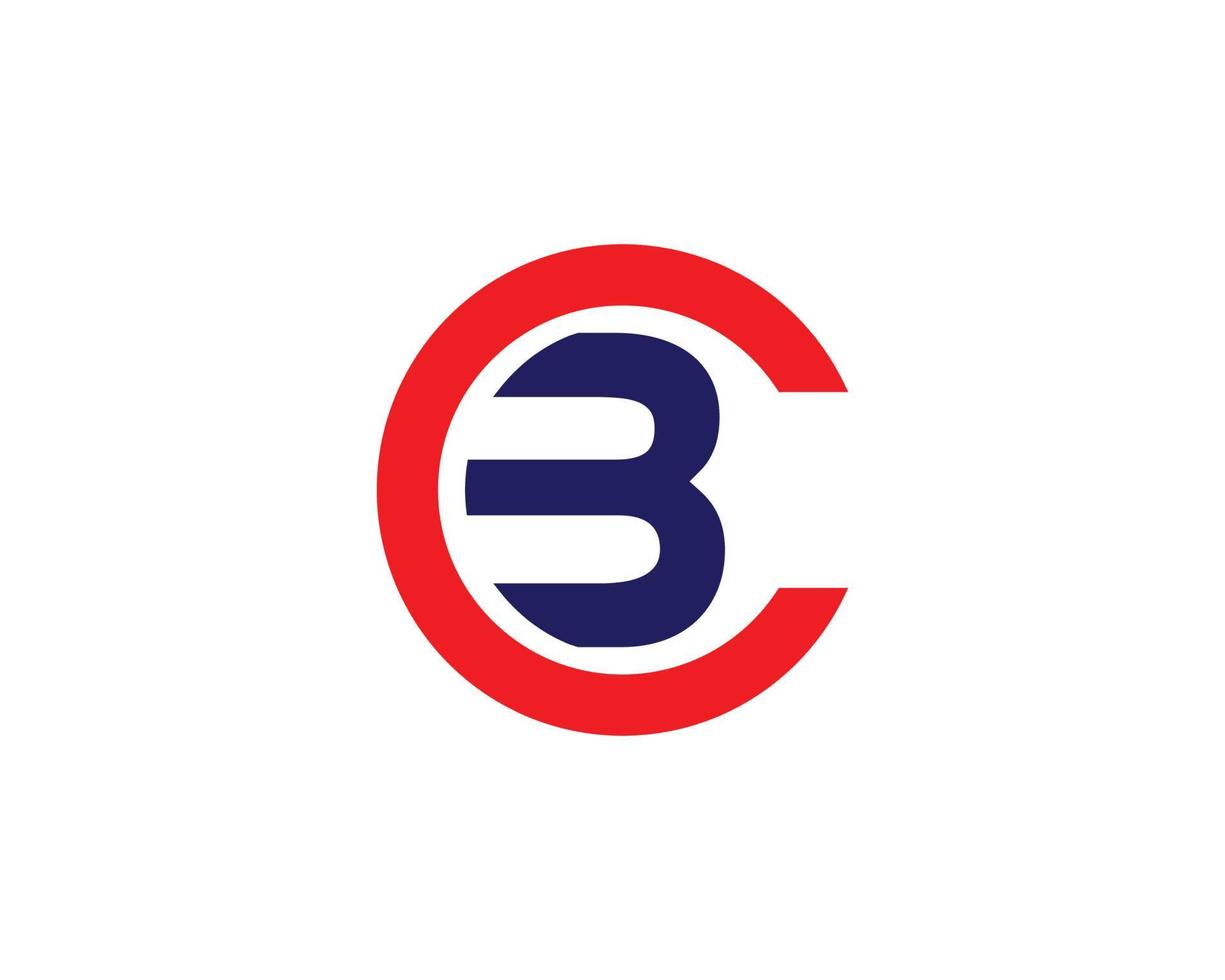 cb bc-Logo-Design-Vektorvorlage vektor