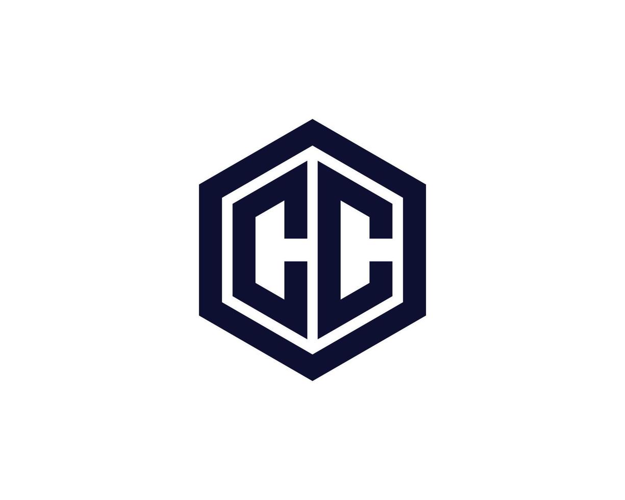 cc-Logo-Design-Vektorvorlage vektor