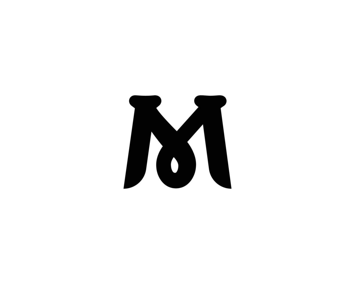 m-Logo-Design-Vektorvorlage vektor