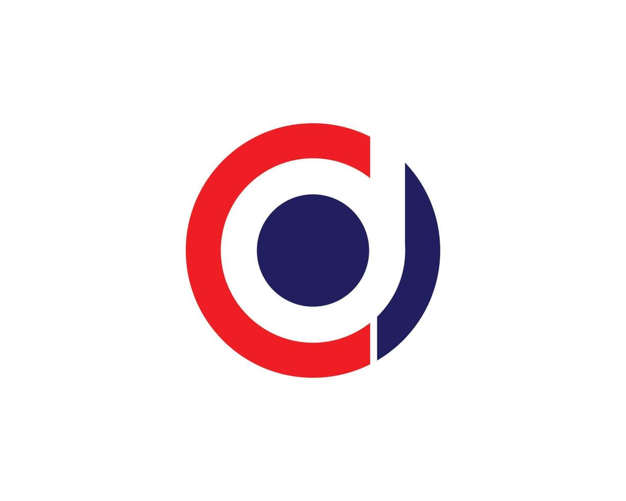 CD-DC-Logo-Design-Vektorvorlage vektor