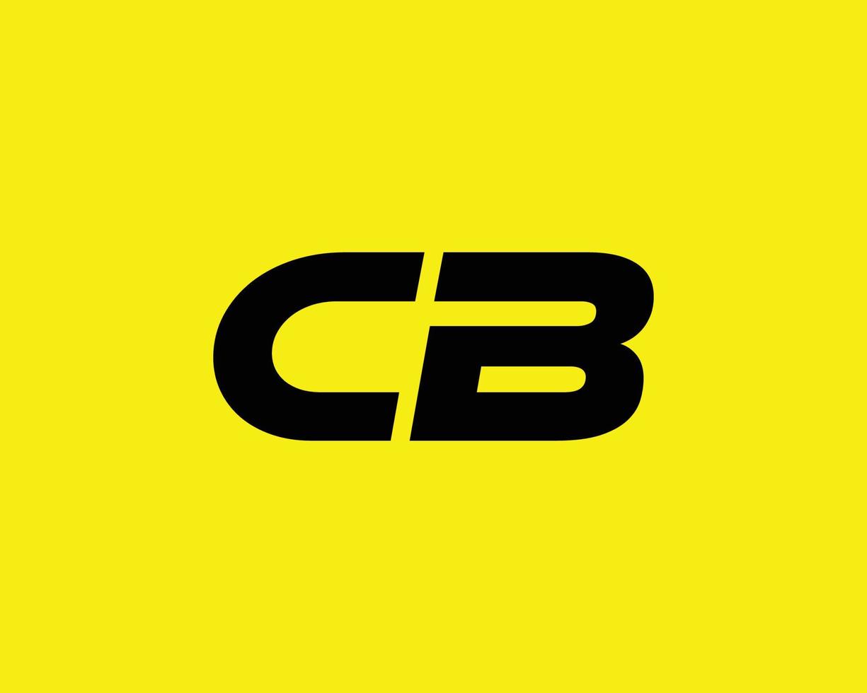 cb bc-Logo-Design-Vektorvorlage vektor