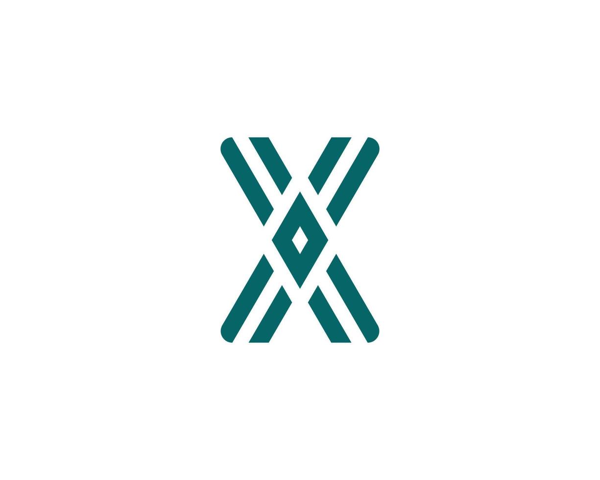 x xx Logo-Design-Vektorvorlage vektor