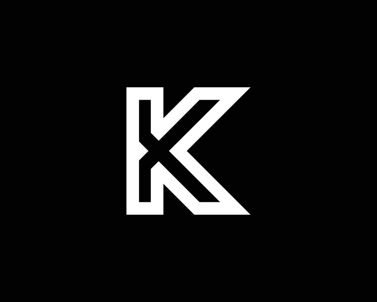 k-Logo-Design-Vektorvorlage vektor