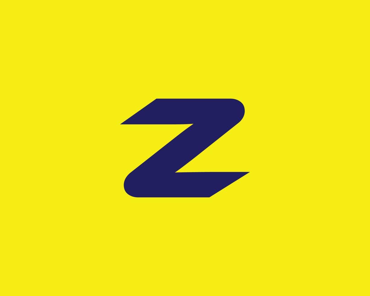 z logotyp design vektor mall