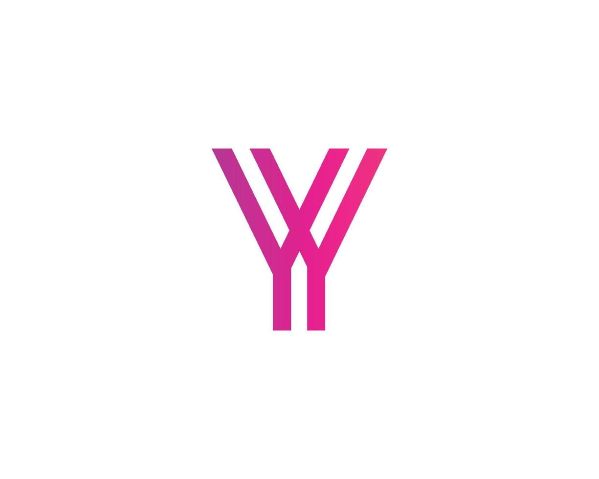 y logotyp design vektor mall