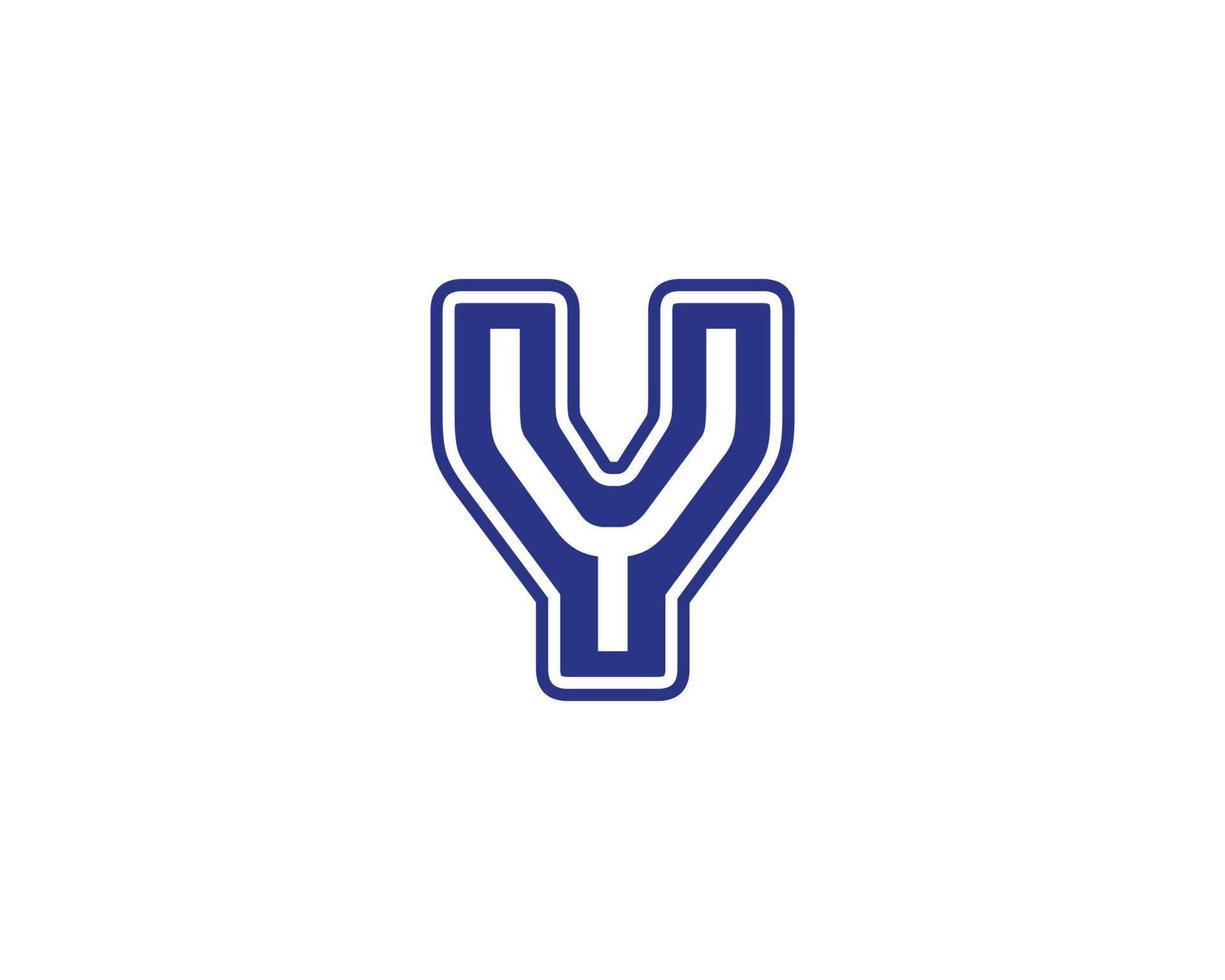 y-Logo-Design-Vektorvorlage vektor