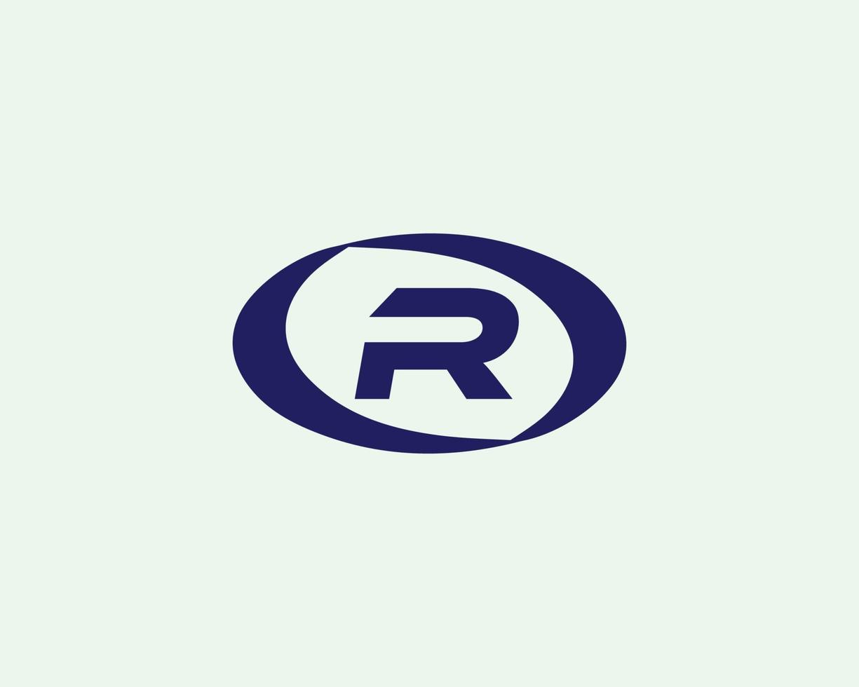 r-Logo-Design-Vektorvorlage vektor