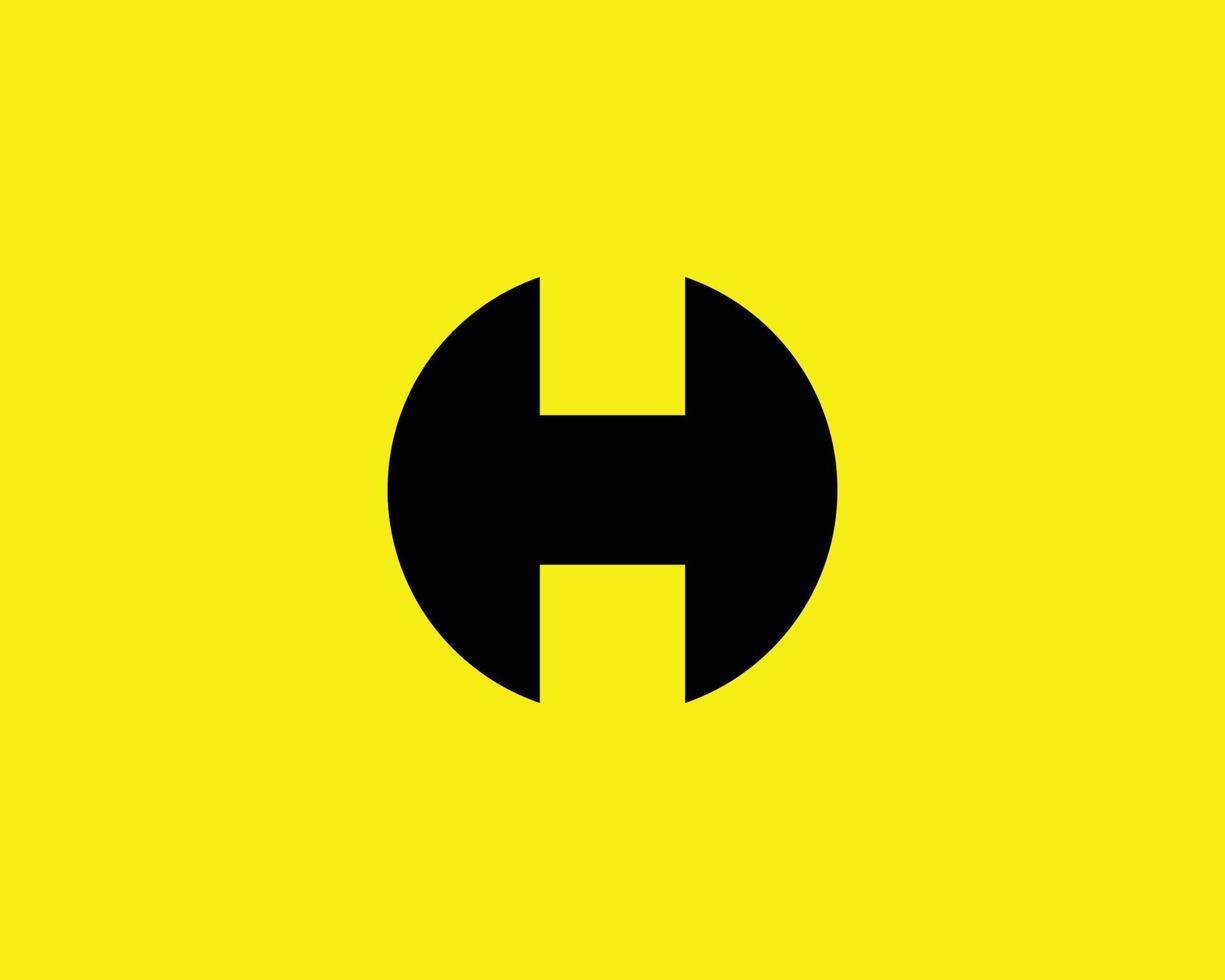 h-Logo-Design-Vektorvorlage vektor