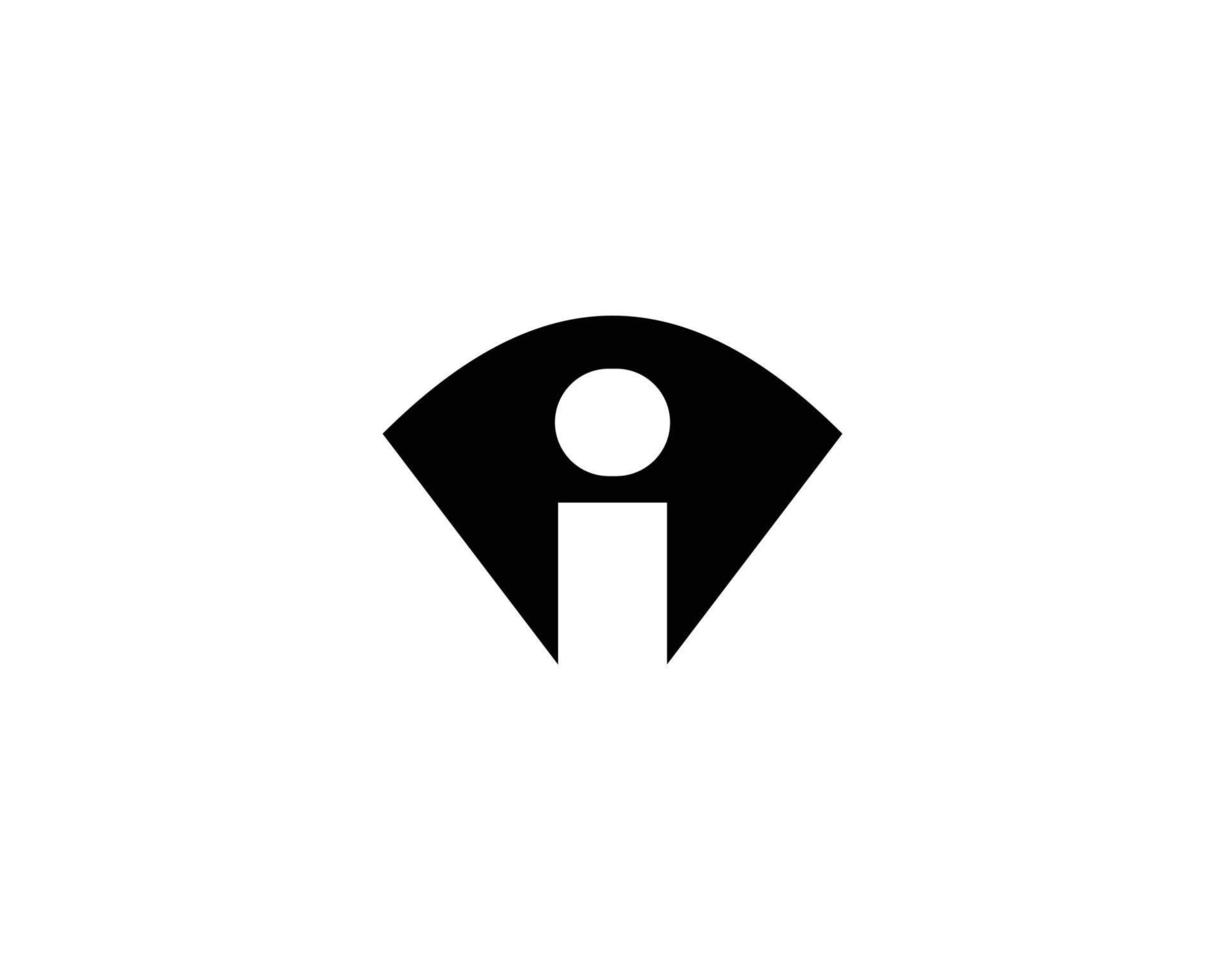 i-Logo-Design-Vektor-Vorlage vektor