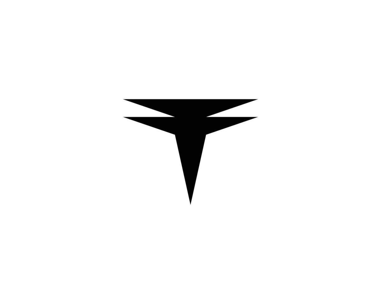 t tt logotyp design vektor mall