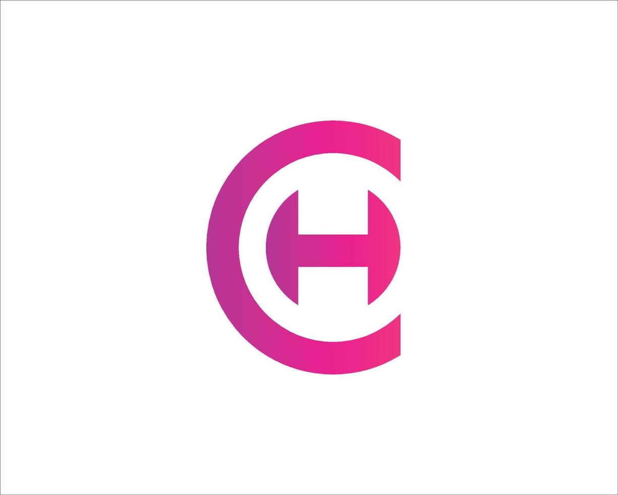 ch hc-Logo-Design-Vektorvorlage vektor
