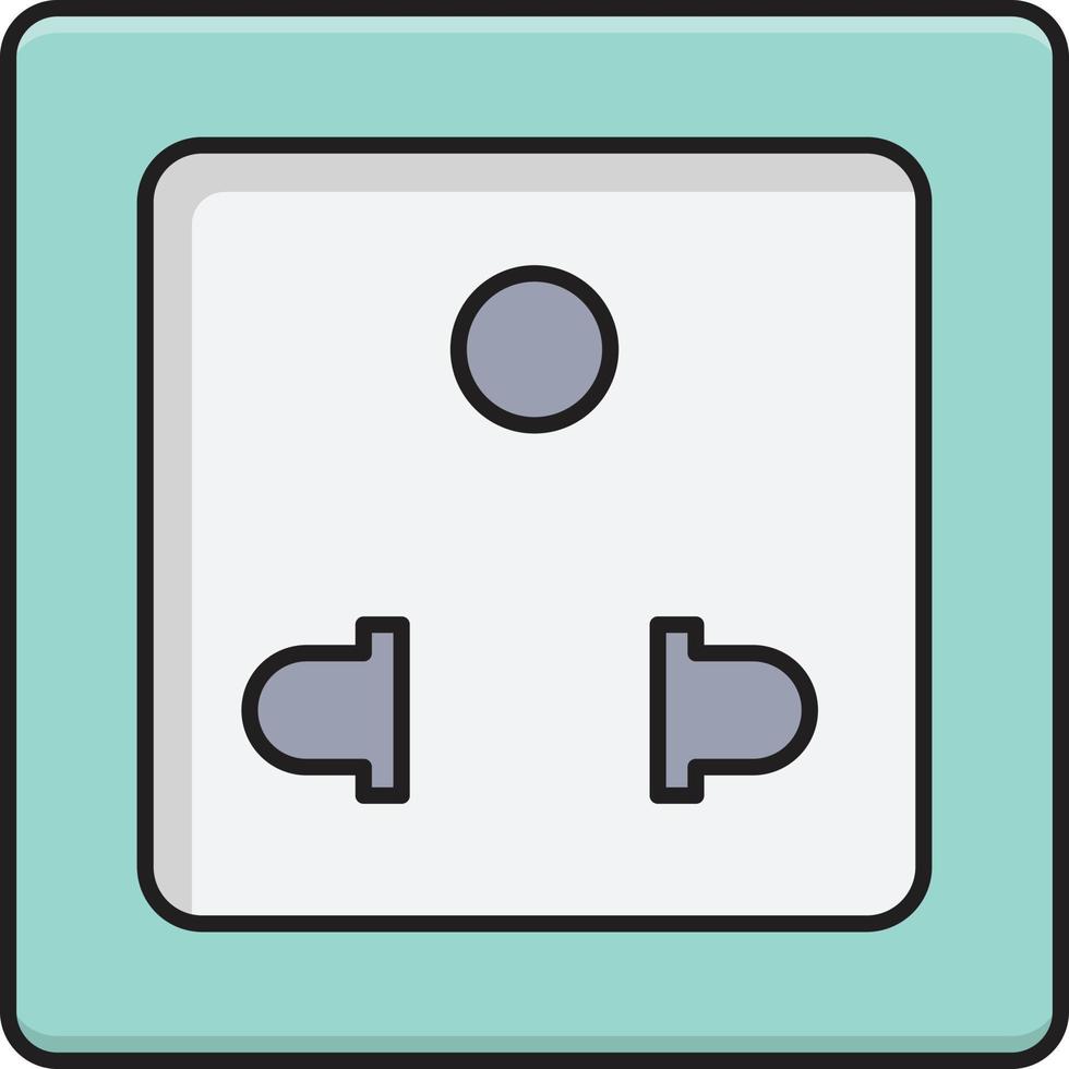 Socket-Vektor-Illustration auf einem Hintergrund. Premium-Qualitäts-Symbole. Vektor-Icons für Konzept und Grafikdesign. vektor