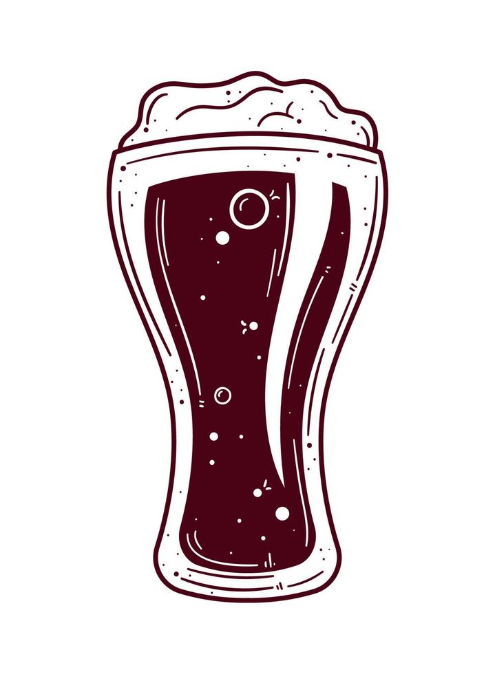 Bier trinken Glas vektor