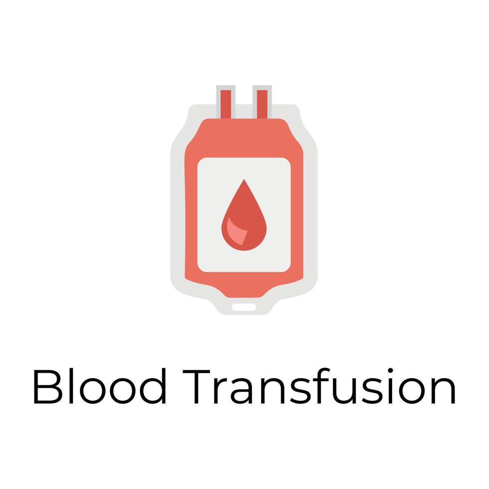 trendig blod transfusion vektor