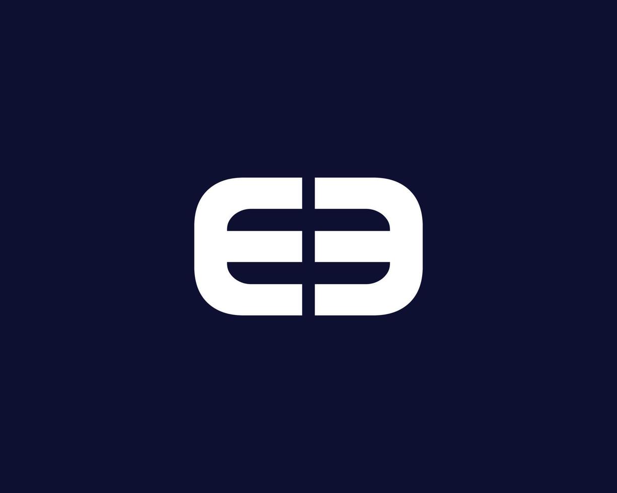 ee-Logo-Design-Vektorvorlage vektor