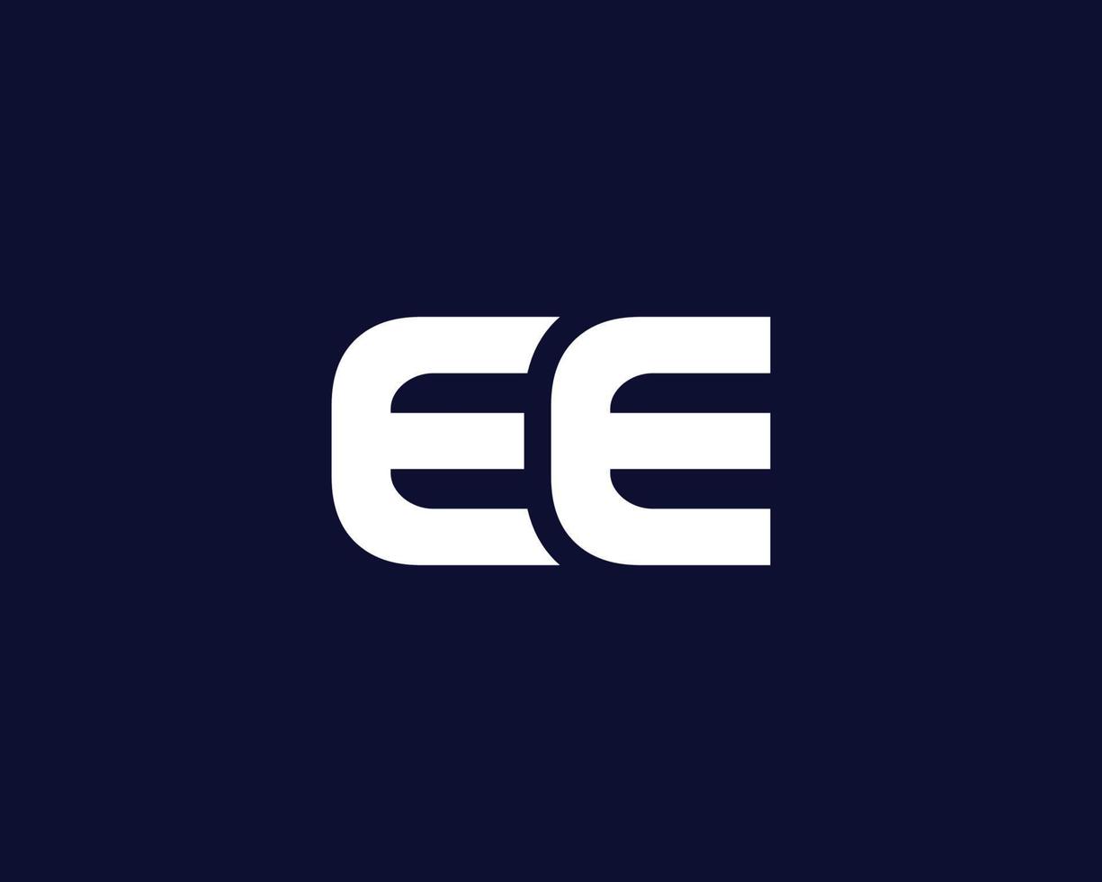 ee-Logo-Design-Vektorvorlage vektor