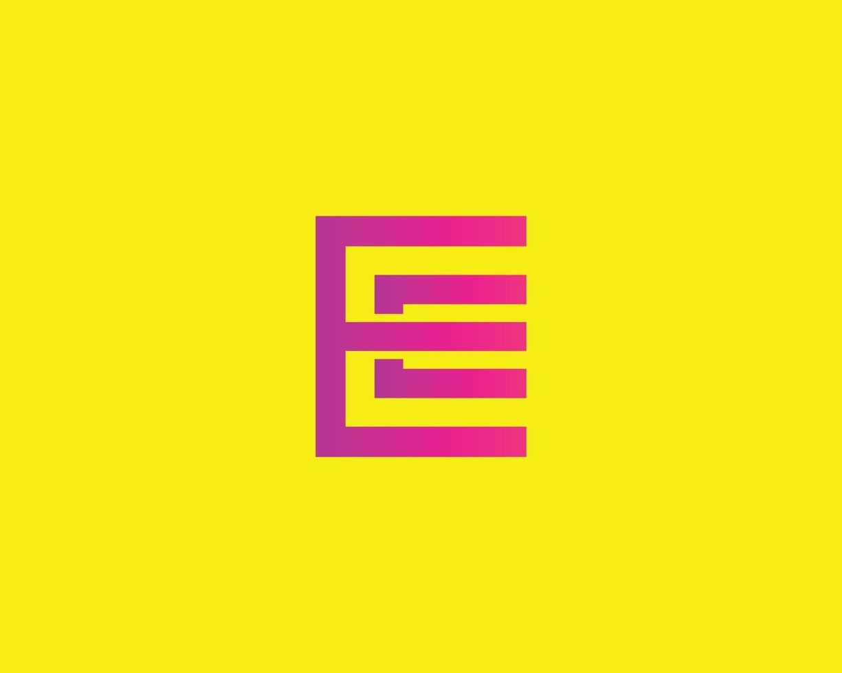 ee-Logo-Design-Vektorvorlage vektor