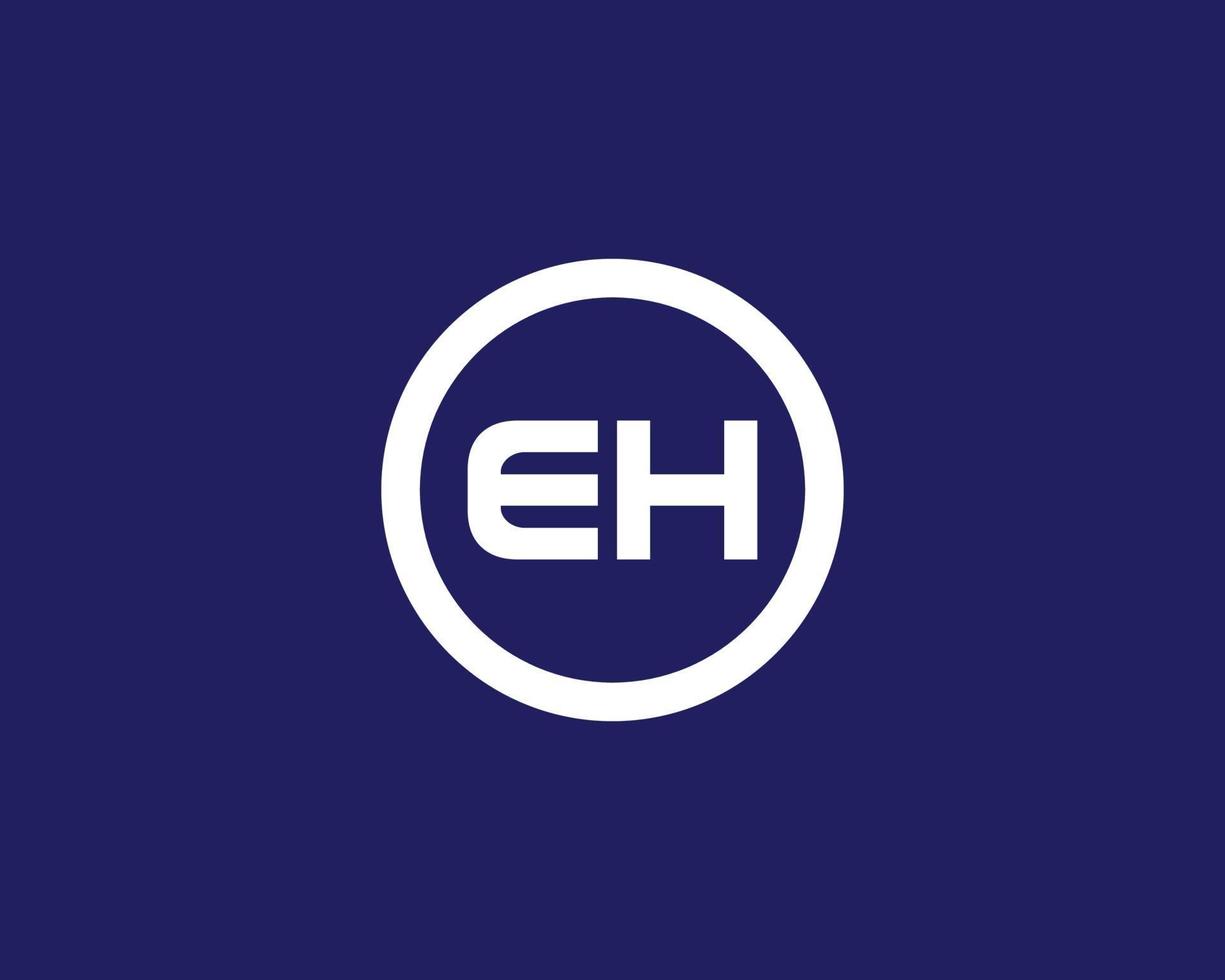 eh er Logo-Design-Vektor-Vorlage vektor