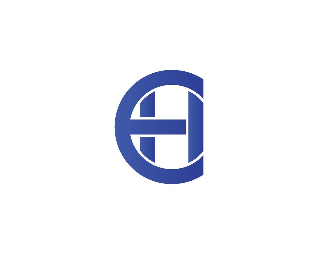 eh er Logo-Design-Vektor-Vorlage vektor