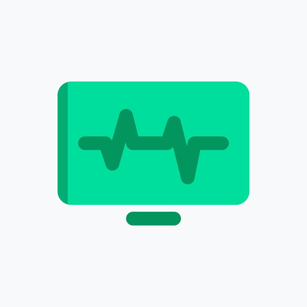 kardiogram ikon. medicinsk ikon. perfekt för hemsida mobil app presentation och några Övrig projekt. ikon design platt stil vektor