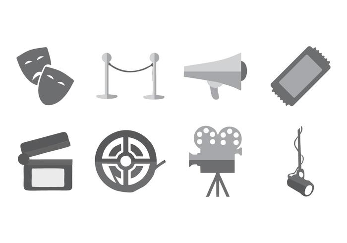 Freie Theater Icons Vector