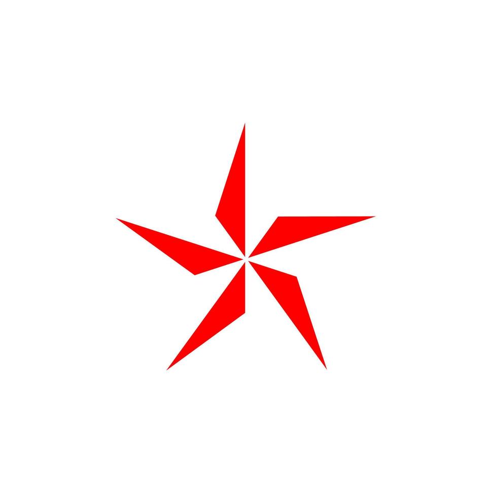 stjärna ikon. stjärna logotyp. stjärna symbol. stjärna mall redo för använda sig av. vektor